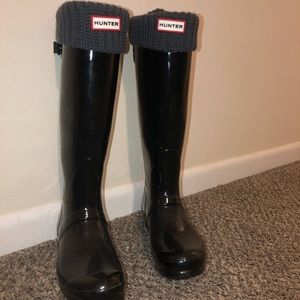 Hunter Boots—Glossy Finish